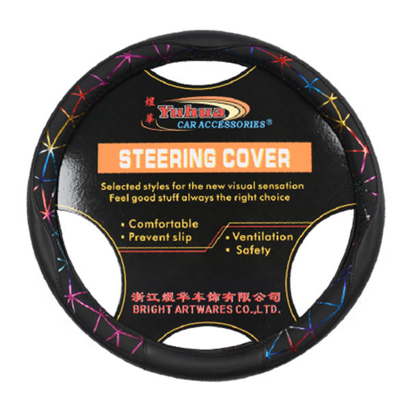 YHA23436 Knitted Car Steering Wheel Cover